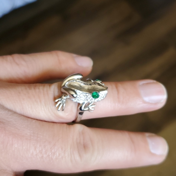 Stainless steel frog ring - Picture 9 of 11